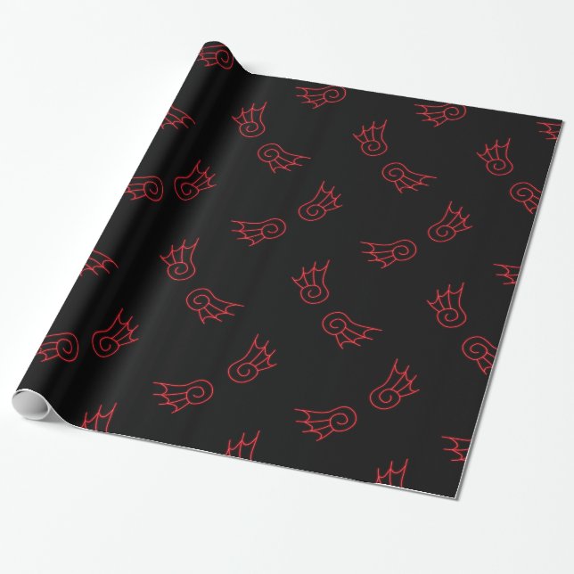 Papier Cadeau Falln Chibi Demon Wings (Déroulé)