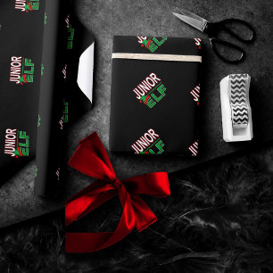 Papier Cadeau Famille Elf   Junior Elf Noël Holiday #TeamElf