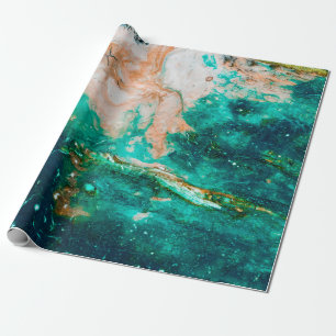 Papier Cadeau Fantastiques Motifs de couleurs et de peintures ab
