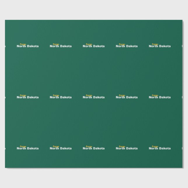 Papier Cadeau Fargo, North Dakota Wrapper Paper (Plat)