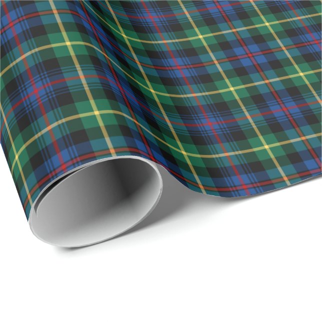 Papier Cadeau Farquharson Clan Tartan (Coin rond)