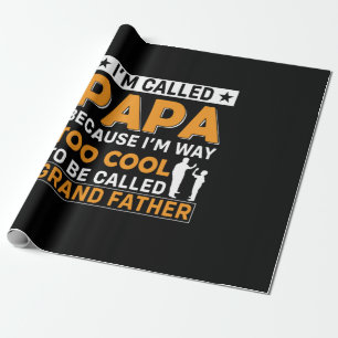Papier Cadeau Father's Day I Am Called Papa