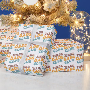Papier Cadeau Fatigué Dads Club Funny