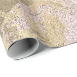 Papier Cadeau Faux Champaigne Rose or marbre métal ivoire<br><div class="desc">Minimalisme et élégance selon les tendances actuelles de décoration intérieure. Pour De Nombreuses Occasions De Glam De Luxe</div>