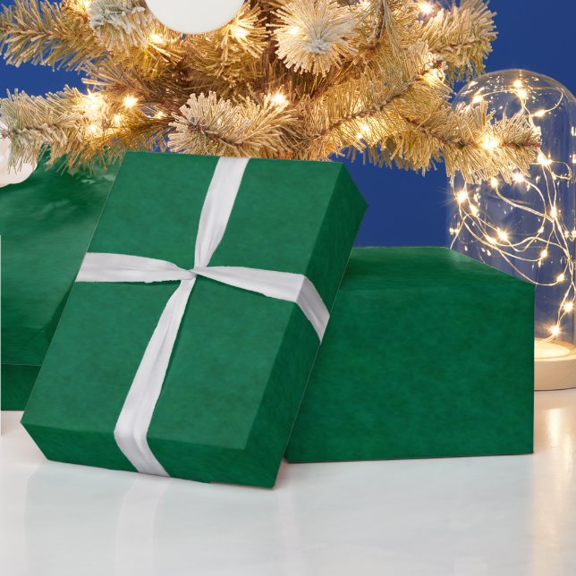 Papier Cadeau Faux Vert (Vacances)
