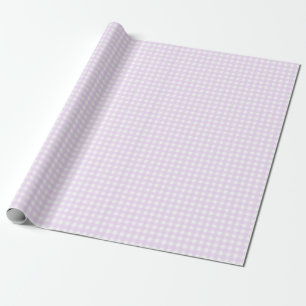 Papier Cadeau Faye et Lauren Pastel Purple En vichy