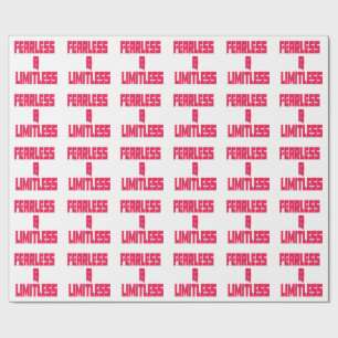 Papier Cadeau Fearless & Limitless 