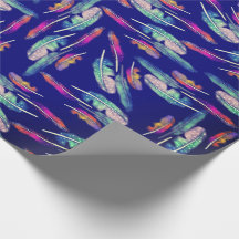 Feathers boho color