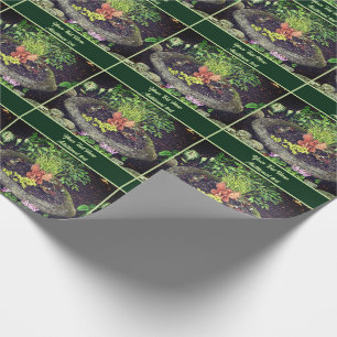 Papier Cadeau Fée Dans Jardin Fleur Personnalisé