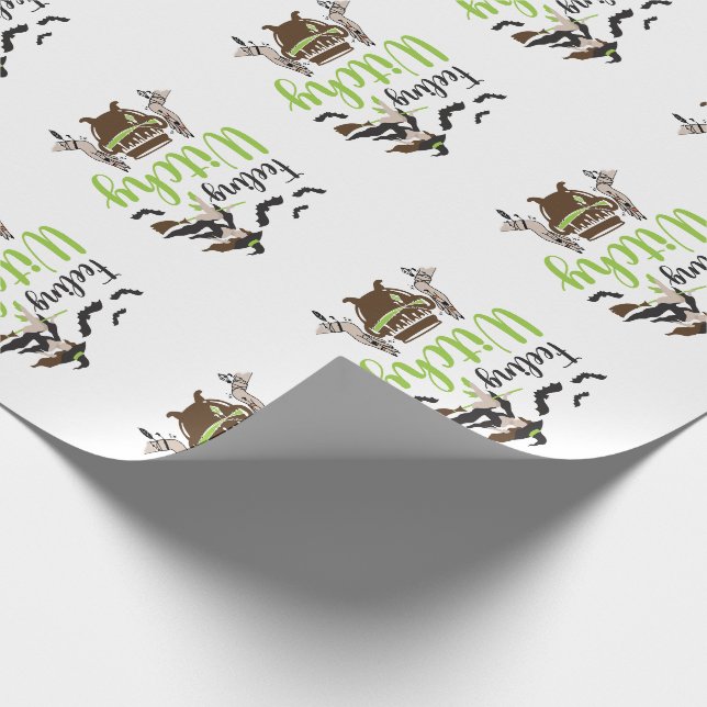 Papier Cadeau Feeling witchy magic halloween (Coin)
