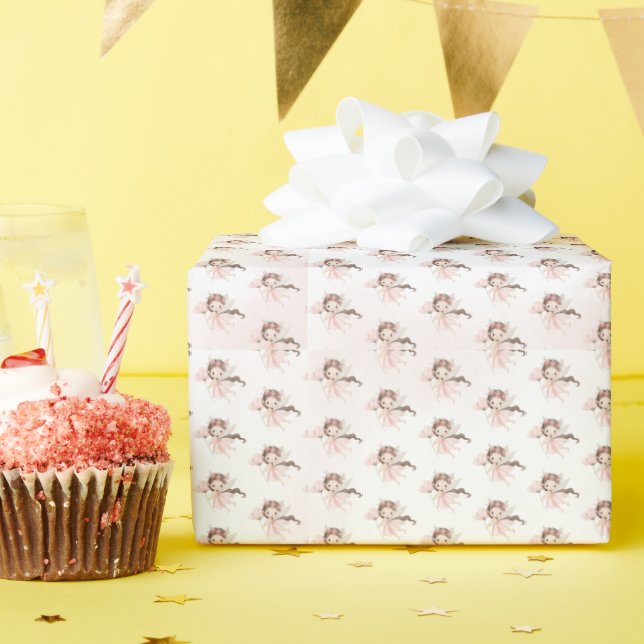 Papier Cadeau Fées Magiques Fille Anniversaire Blush (Fête d'anniversaire)