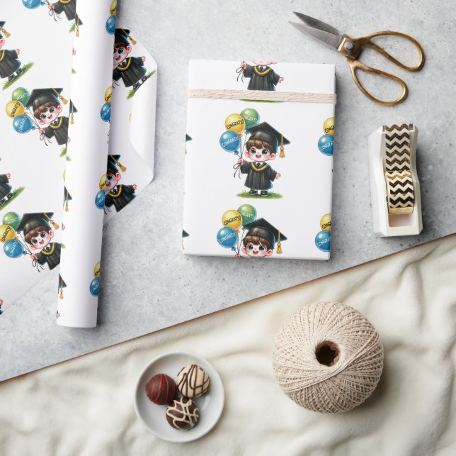Papier Cadeau Félicitations à la promo (Artisanat)