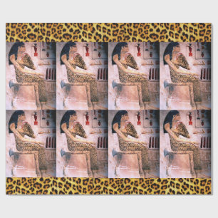 PAPIER CADEAU FEMME ÉLÉGANTE /MODE & BEAUTÉ DE L'ÉGYPTE ANTIQUE