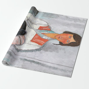 Papier Cadeau Femme gitane avec bébé, Modigliani