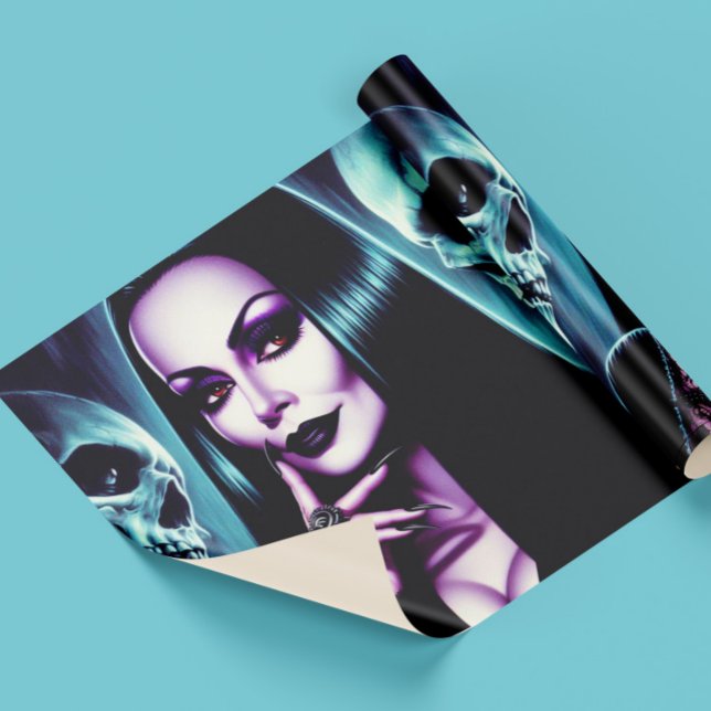 Papier Cadeau Femme gothique vintage (Créateur téléchargé)