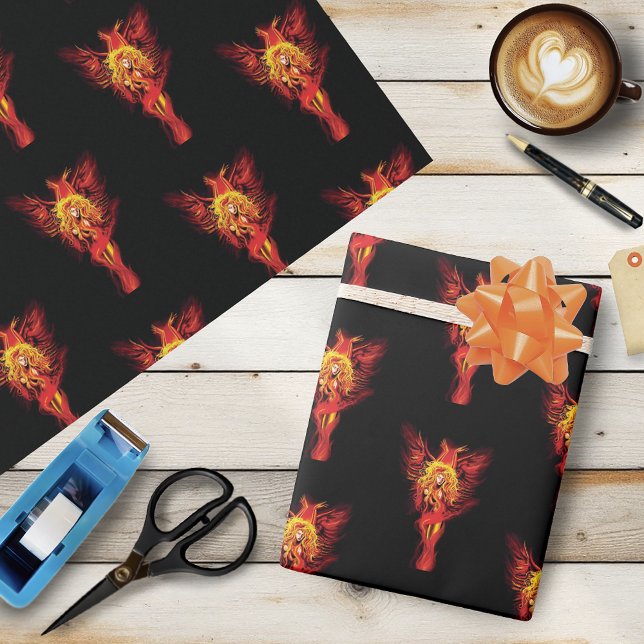 Papier Cadeau Femme Phoenix (Créateur téléchargé)