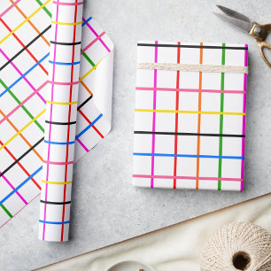 Papier Cadeau Fenêtre couleur Arrière - plan blanc Conception pr