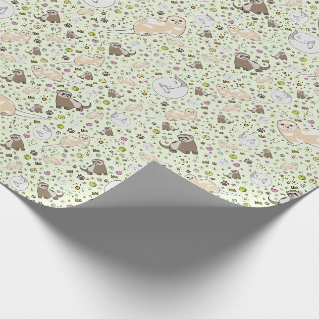 Papier Cadeau Ferrets (Coin)