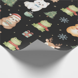 Papier Cadeau Festif de Fêtes Fantaisistes pour Cr