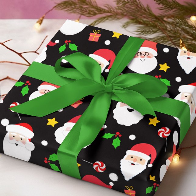 Papier Cadeau Festif du Père Noël (Créateur téléchargé)