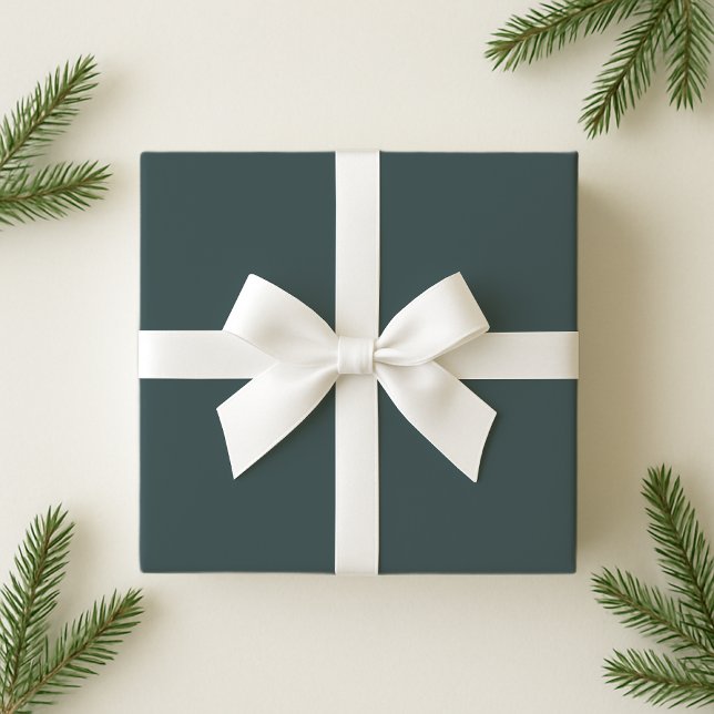 Papier Cadeau Festif vert foncé (Créateur téléchargé)