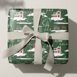 Papier Cadeau Festive Fala Vintage Christmas Tree Farm Enveloppe<br><div class="desc">Célébrez la saison des fêtes magiques et festives avec nos feuilles de papier d'emballage de vacances sur mesure. Notre design de vacances vintage comprend un paysage de ferme de sapins de Noël, ce motif de Noël incorpore une scène de Noël de ferme avec une ferme, une grange rouge, des pancartes,...</div>