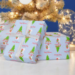 Papier Cadeau Festive Llama Christmas<br><div class="desc">Festive Llama Noël Célébrez le Noël de cette année avec cette Llama festive joyeuse, lumineuse et colorée. Cette jolie lama transporte des paquets de Noël à la fête de cette année. Un design parfait pour des vacances et des rassemblements d'hiver inoubliables. Le design est entièrement personnalisable. Consultez la papeterie de...</div>