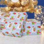 Papier Cadeau Festive Llama Christmas<br><div class="desc">Festive Llama Noël Célébrez le Noël de cette année avec cette Llama festive joyeuse, lumineuse et colorée. Cette jolie lama transporte des paquets de Noël à la fête de cette année. Un design parfait pour des vacances et des rassemblements d'hiver inoubliables. Le design est entièrement personnalisable. Consultez la papeterie de...</div>