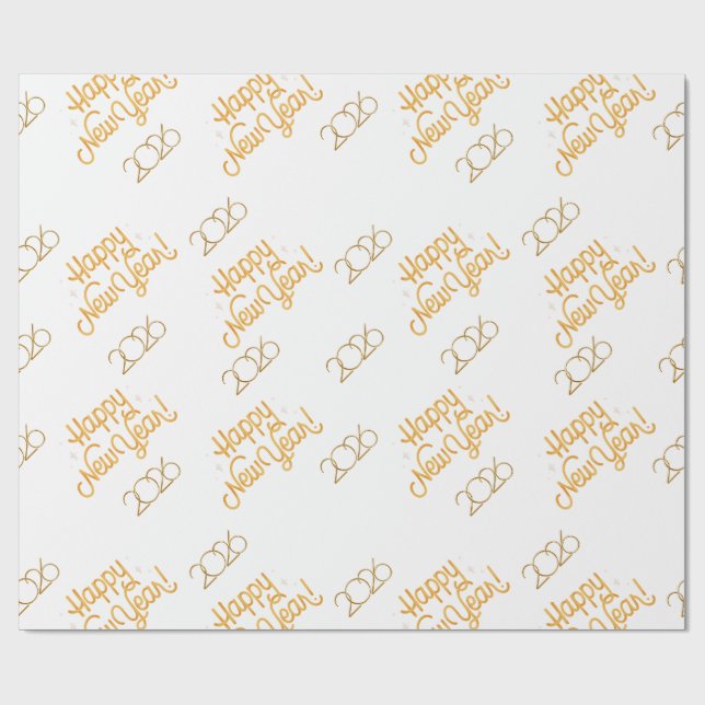 Papier Cadeau Festive New Year Gift Wrap for Celebrations & Part (Plat)