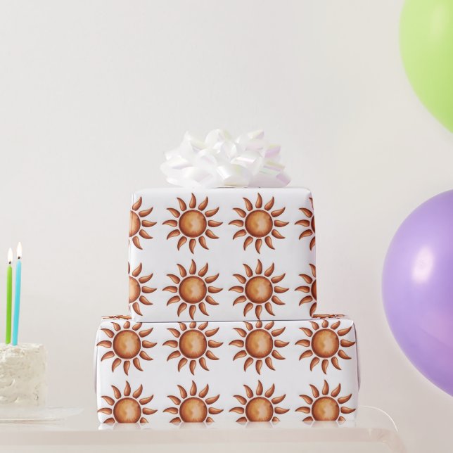 Papier Cadeau Fête Arc-en-Ciel Bohème Chic (Cadeaux de fête)