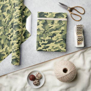 Papier Cadeau Fête Camouflage du soldat Joe GI