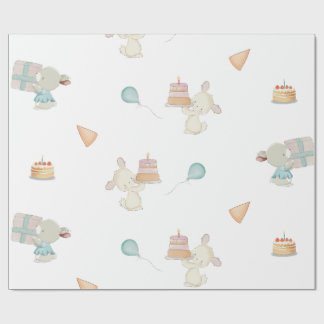 Papier Cadeau Fête d'anniversaire