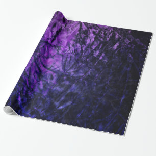 Papier Cadeau Fête d'anniversaire abstraite glamour violet