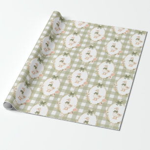 Papier Cadeau Fête d'anniversaire Florale Coquette Silly Goose