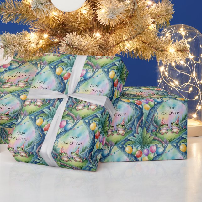 Papier Cadeau Fête d'anniversaire Hop On Over  (Vacances)