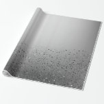Papier Cadeau Fête d'anniversaire Sweet 16 Pailletée Argentée<br><div class="desc">Papier Cadeau</div>