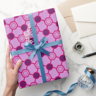 Papier Cadeau Fête d'anniversaire Vintage radiant unique
