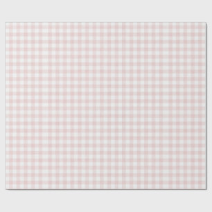 Papier Cadeau Fête de filles au vichy rose