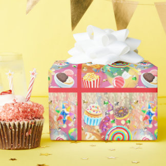 Papier Cadeau Fête de friandises Emoji