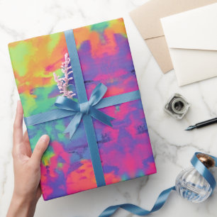 Papier Cadeau Fête de l'amour unique Joyeuse fête d'anniversaire