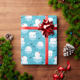 Papier Cadeau Fête de l'ours polaire