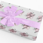 Papier Cadeau Fête de mariage floral rose<br><div class="desc">Ajoutez une touche d'élégance et de charme personnel à vos cadeaux de shower de mariage avec notre Papier d'emballage floral rose personnalisé pour shower de mariage. Ce papier d'emballage exquis est conçu pour célébrer l'occasion joyeuse d'un shower de mariage, avec des motifs floraux délicats dans de jolies nuances de rose...</div>