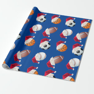 Papier Cadeau Fête de Noël de Noël de Baller Sports Funny Père N