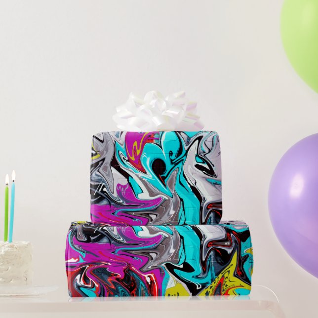 Papier Cadeau Fête de rue urbaine graffiti  (Cadeaux de fête)