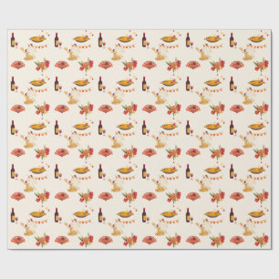 Papier Cadeau Fête de style espagnol
