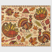 Fête de Thanksgiving d'art populaire