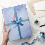 Papier Cadeau Fête des mariées céleste à vin bleu nuage<br><div class="desc">Enveloppez vos cadeaux avec élégance avec ce papier d'enveloppement de Fête des mariées à vin bleu céleste, avec un ciel de nuit à l'aquarelle onirique rempli d'étoiles scintillantes et de nuages doux. Ce papier d'emballage luxueux et fantaisiste est parfait pour les douches nuptiales, les fêtes de bachelorette, les anniversaires et...</div>