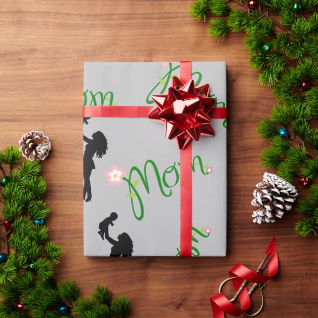 Papier Cadeau Fête des mères (Cadeau de vacances)