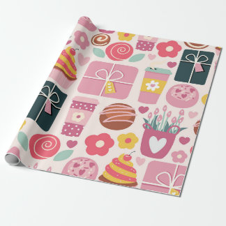 Papier Cadeau Fête des mères adorables