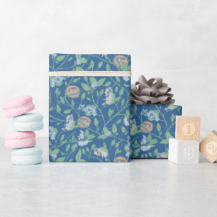 Papier Cadeau Fête des Mères Jardin de printemps Oeufs de Robin 